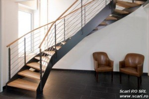 Scari interioare metalice executate de Scari Ro!