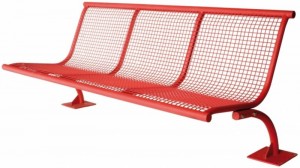 Mobilier urban de calitate banci metalice exterior1